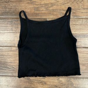 Brandy Melville black cropped tank